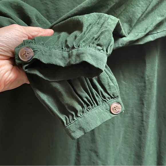 Whistles Dark Green Enora Dress Sz XS - Picture 9 of 15